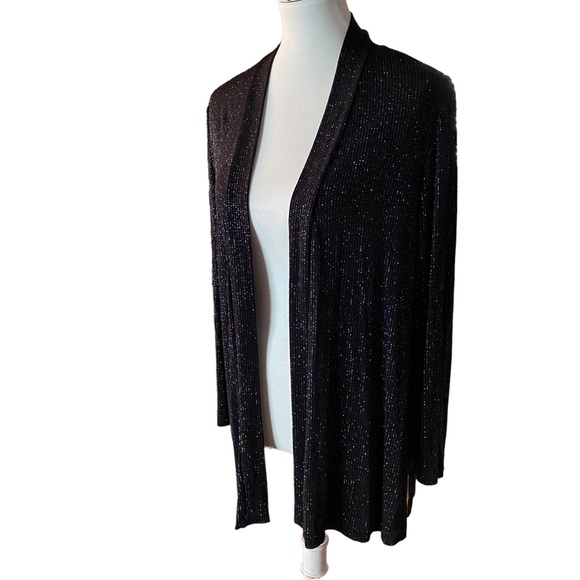 Vintage Ronni Nicole Glitter Sparkly Evening Jacket - Picture 2 of 8